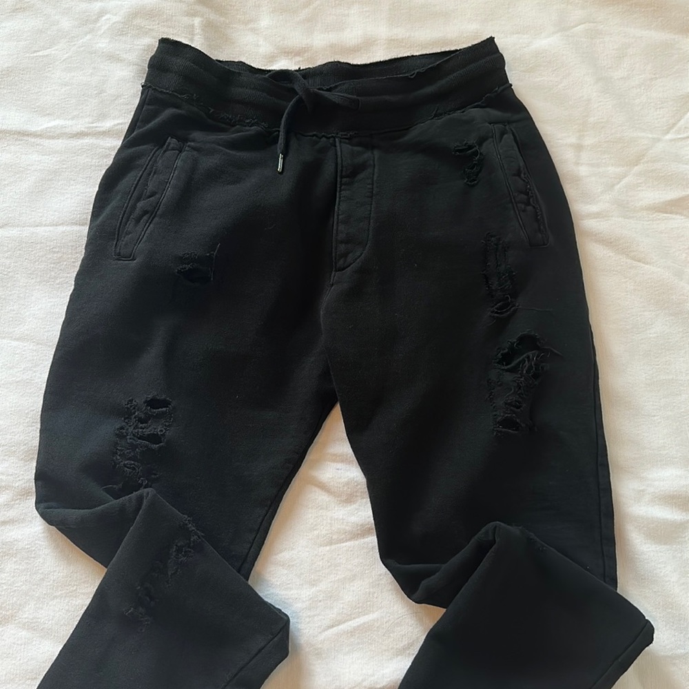 Zara Distressed Jogger pant + Hoodie (Please Read)